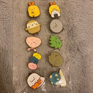 Set 10 pieces crocs pin